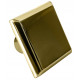 American Imaginations AI-21405 1.2-in. W Square Stainless Steel Cabinet Knob Gold Color
