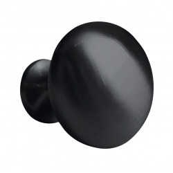 American Imaginations AI-21409 1.25-in. W Round Stainless Steel Cabinet Knob Black Color