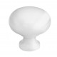 American Imaginations AI-21410 1.25-in. W Round Stainless Steel Cabinet Knob White Color