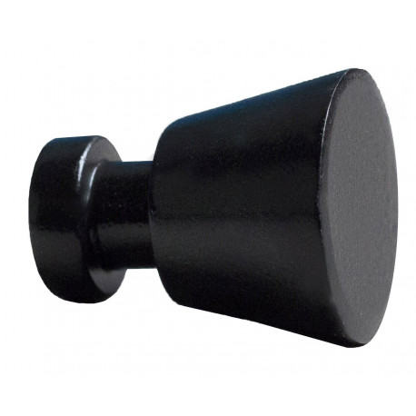 American Imaginations AI-22085 1-in. W Round Stainless Steel Cabinet Knob Black Color
