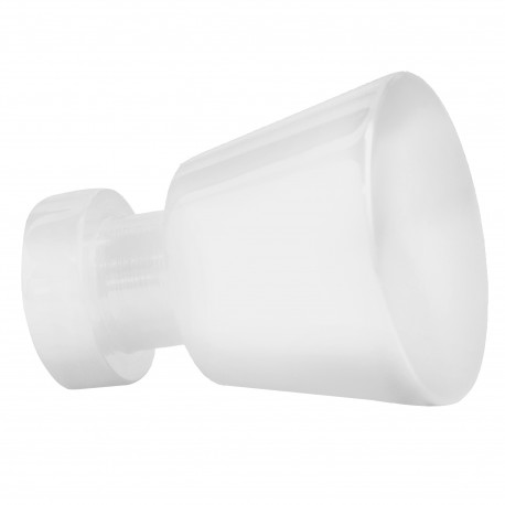 American Imaginations AI-22086 1-in. W Round Stainless Steel Cabinet Knob White Color