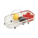 American Imaginations AI-34611 15.125-in. W Oval Stainless Steel Kitchen Basket Stainless Steel Color