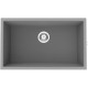 American Imaginations AI-29204 30-in. W CSA Approved Black Granite Composite Kitchen Sink With 1 Bowl