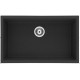 American Imaginations AI-29267 30-in. W CSA Approved Black Granite Composite Kitchen Sink With 1 Bowl