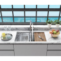 American Imaginations AI-29296 32-in. W CSA Approved Stainless Steel Kitchen Sink With 2 Bowl And 16 Gauge