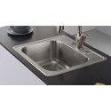American Imaginations AI-29370 25-in. W CUPC Approved Stainless Steel Kitchen Sink With 1 Bowl And 20 Gauge