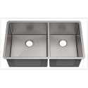 American Imaginations AI-29381 29-in. W CUPC Approved Stainless Steel Kitchen Sink With 2 Bowl And 18 Gauge
