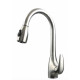 American Imaginations AI-34388 1 Hole CUPC Approved Stainless Steel Faucet Brushed Stainless Steel Color