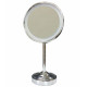 American Imaginations AI-28717 10-in. W Round Stainless Steel Above Counter Magnifying Mirror Chrome Color