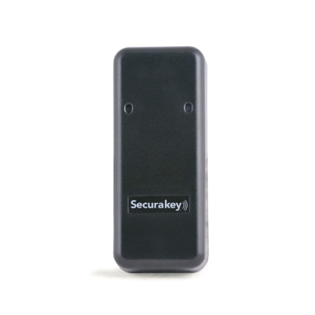 Secura Key ET-RO-W-R, HF Smart Card Reader, 13.56 MHz, Rectangular Mullion, Black, (4.38" x 1.74" x 0.9")