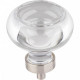 Jeffrey Alexander G120 Harlow Glass Button Cabinet Knob