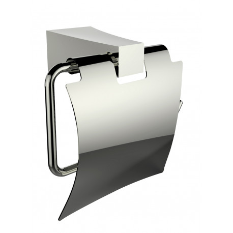 American Imaginations AI-34599 4.88-in. W Rectangle Stainless Steel Toilet Paper Roll Holder Chrome