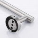 American Imaginations AI-34582 32-in. W Round Stainless Steel Towel Bar Brushed Stainless Steel