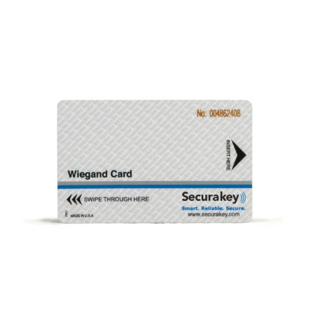 Secura Key WCCI-10-1000 , LOT card order of 1000 or more, one facility code, sequentially numbered with no gaps