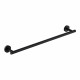 American Imaginations AI-34589 24-in. W Round Stainless Steel Towel Bar Black
