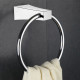 American Imaginations AI-34603 7.09-in. W Round Stainless Steel Towel Ring Chrome