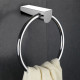American Imaginations AI-34604 7.09-in. W Round Stainless Steel Towel Ring Chrome