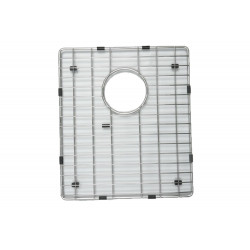 American Imaginations AI-34789 10-in. W X 15.75-in. D Stainless Steel Kitchen Sink Grid Chrome