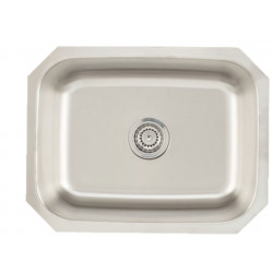 American Imaginations AI-34431 27-in. W CSA Approved Stainless Steel Kitchen Sink With 1 Bowl And 18 Gauge
