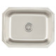 American Imaginations AI-34424 20-in. W Stainless Steel Kitchen Sink With 1 Bowl And 18 Gauge