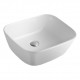 American Imaginations AI-28634 19.3-in. W Above Counter White Bathroom Vessel Sink For Wall Mount Wall Mount Drilling