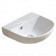 American Imaginations AI-28635 17.3-in. W Wall Mount White Bathroom Vessel Sink For 3H4-in. Center Drilling
