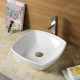American Imaginations AI-28663 16.5-in. W Above Counter White Bathroom Vessel Sink For Wall Mount Wall Mount Drilling