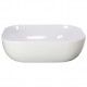 American Imaginations AI-28668 19.9-in. W Above Counter White Bathroom Vessel Sink For Deck Mount Deck Mount Drilling