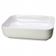 American Imaginations AI-28674 19.7-in. W Above Counter White Bathroom Vessel Sink For Deck Mount Deck Mount Drilling