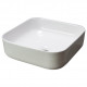 American Imaginations AI-28675 15.2-in. W Above Counter White Bathroom Vessel Sink For Deck Mount Deck Mount Drilling