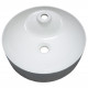 American Imaginations AI-28676 17.1-in. W Above Counter White Bathroom Vessel Sink For 1 Hole Center Drilling