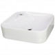 American Imaginations AI-28677 16.9-in. W Above Counter White Bathroom Vessel Sink For 1 Hole Left Drilling