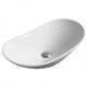 American Imaginations AI-28397 28.5-in. W Above Counter White Bathroom Vessel Sink For Deck Mount Deck Mount Drilling