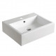 American Imaginations AI-28409 29.9-in. W Above Counter White Bathroom Vessel Sink For 1 Hole Center Drilling
