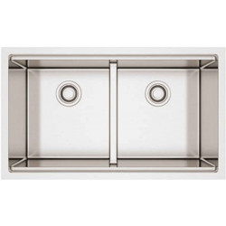 American Imaginations AI-34489 36-in. W Stainless Steel Kitchen Sink With 1 Bowl And 16 Gauge