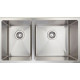 American Imaginations AI-34565 32-in. W CSA Approved Stainless Steel Kitchen Sink With 2 Bowl And 18 Gauge