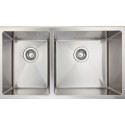 American Imaginations AI-34565 32-in. W CSA Approved Stainless Steel Kitchen Sink With 2 Bowl And 18 Gauge