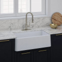 American Imaginations AI-34567 30-in. W CSA Approved White Granite Composite Kitchen Sink With 1 Bowl
