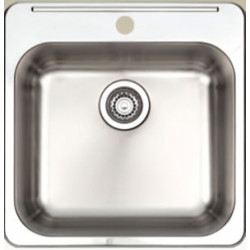 American Imaginations AI-34576 20-in. W CSA Approved Stainless Steel Kitchen Sink With 1 Bowl And 18 Gauge