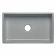 American Imaginations AI-34578 30-in. W CSA Approved Grey Granite Composite Kitchen Sink With 1 Bowl
