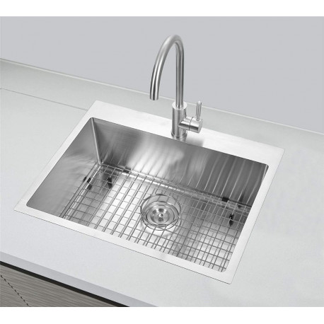 American Imaginations AI-31732 20-in. W CUPC Approved Stainless Steel Kitchen Sink With 1 Bowl And 18 Gauge
