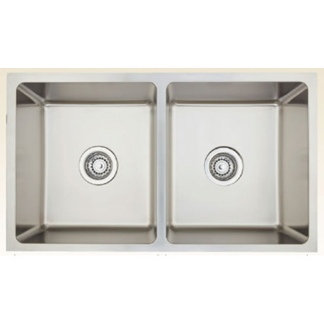 American Imaginations AI-34437 31-in. W CSA Approved Stainless Steel Kitchen Sink With 2 Bowl And 18 Gauge