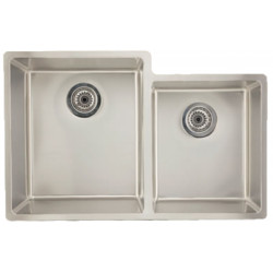 American Imaginations AI-34439 31.5-in. W Stainless Steel Kitchen Sink With 2 Bowl And 18 Gauge