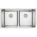 American Imaginations AI-34454 30-in. W Stainless Steel Kitchen Sink With 2 Bowl And 18 Gauge