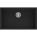 American Imaginations AI-34471 34-in. W CSA Approved Black Granite Composite Kitchen Sink With 1 Bowl