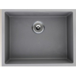 American Imaginations AI-34472 20-in. W Grey Granite Composite Kitchen Sink With 1 Bowl