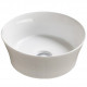 American Imaginations AI-27781 14.09-in. W Above Counter White Bathroom Vessel Sink For Deck Mount Deck Mount Drilling