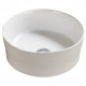 American Imaginations AI-27784 14.09-in. W Above Counter White Bathroom Vessel Sink For Deck Mount Deck Mount Drilling