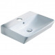 American Imaginations AI-27797 19.88-in. W Above Counter White Bathroom Vessel Sink For 1 Hole Center Drilling