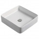 American Imaginations AI-28258 16.1-in. W Above Counter White Bathroom Vessel Sink For Wall Mount Wall Mount Drilling